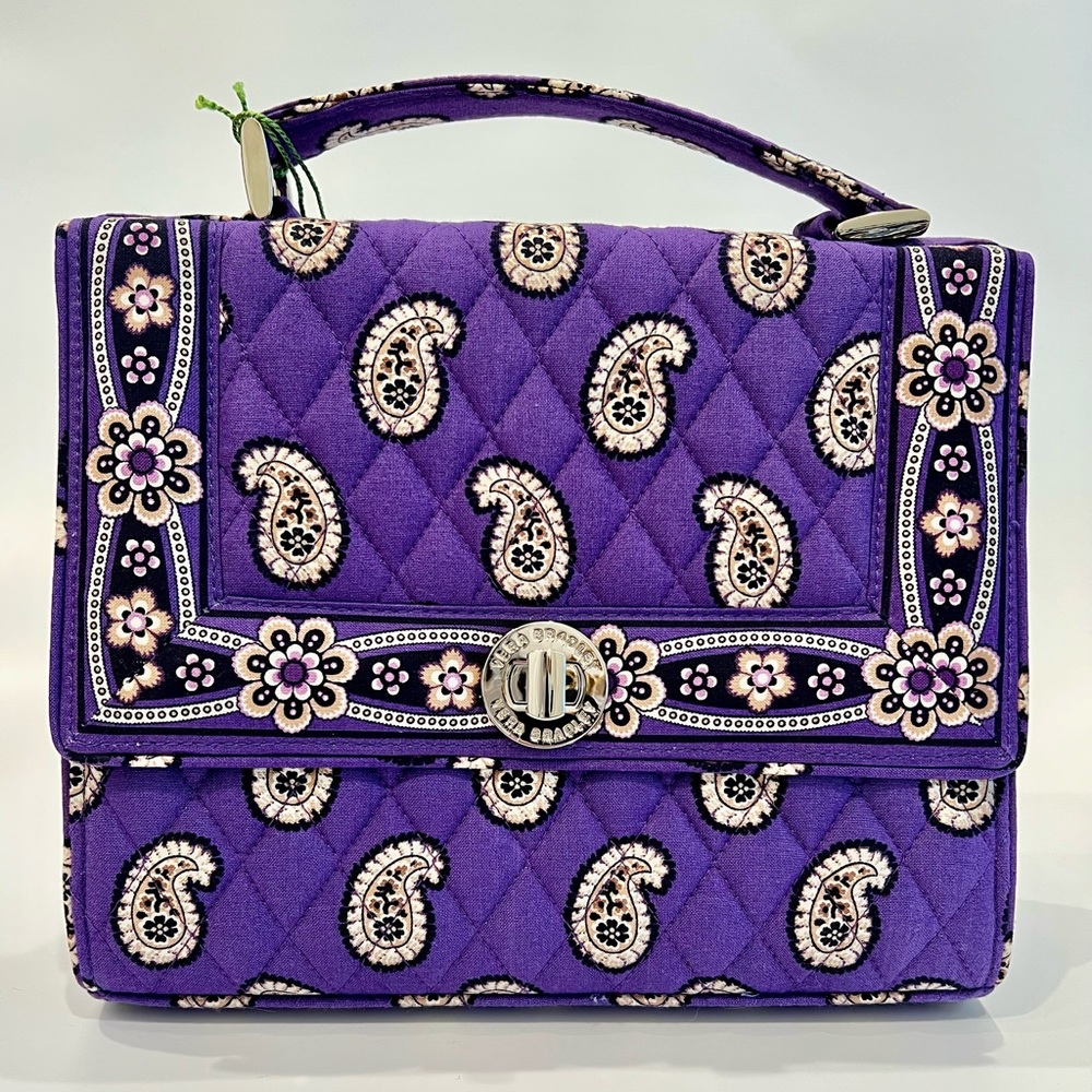 NEW Vera Bradley Purse/Crossbody Bag-back pocket,inside has zip pocket+2 pockets